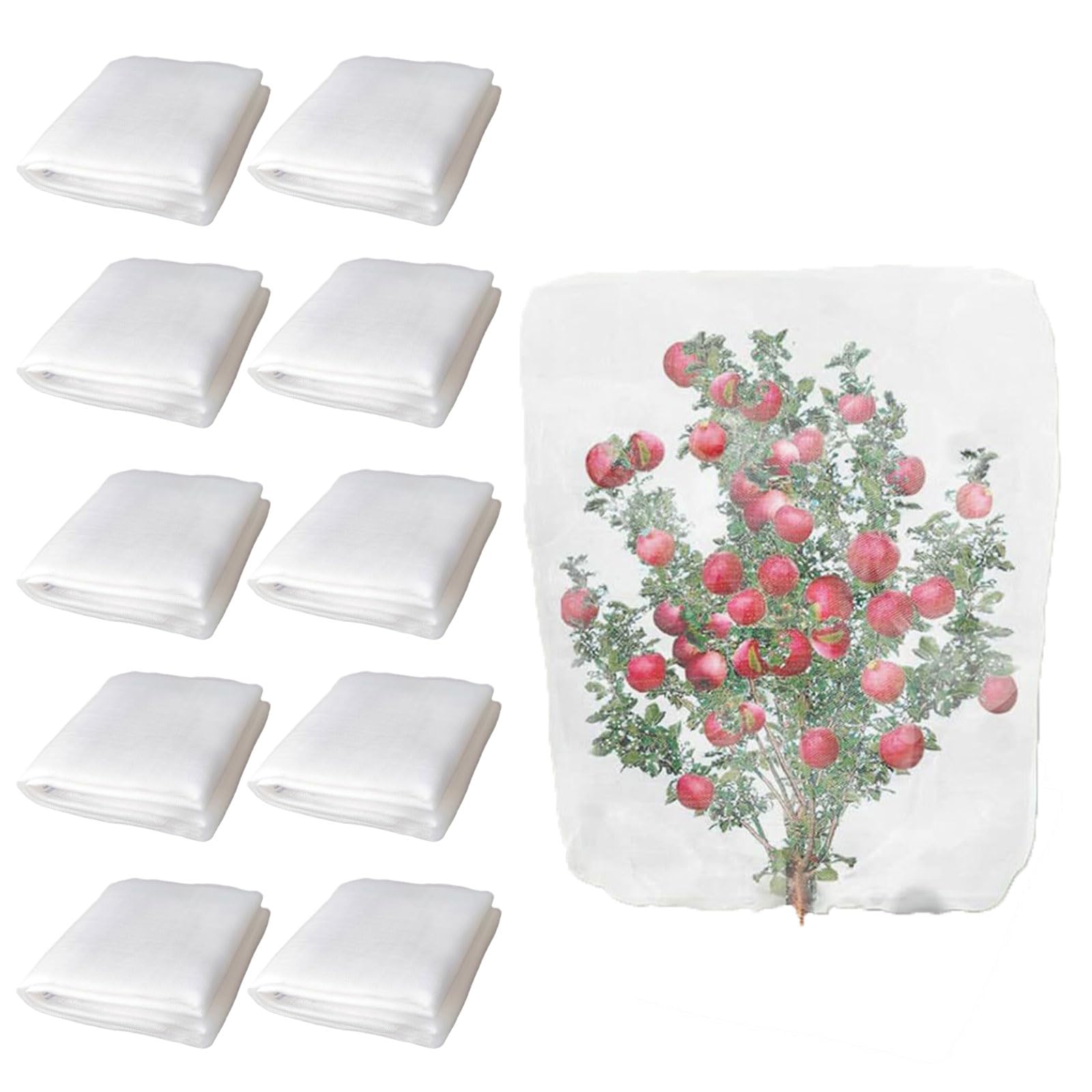 10pack Heavy Type Agricultural Meshes Multipurpose Garden Nettings for Vegetable Protecting and Outdoor Farming Use Weatherproofed Crop Protecting Net