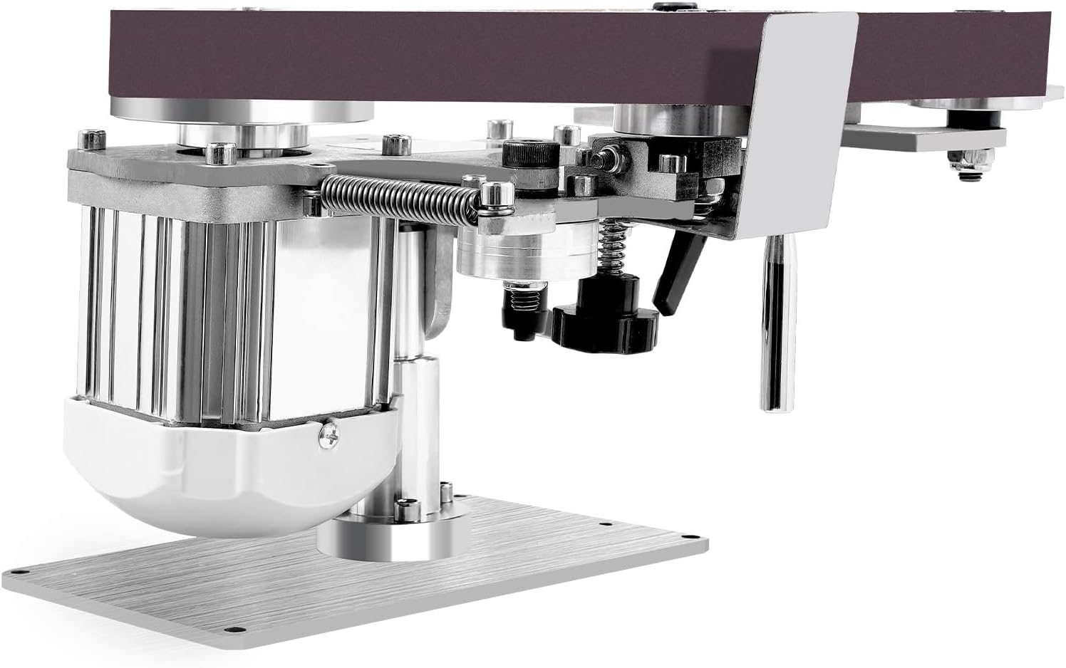 Belt Grinder Sander, 30 x 1-Inch Variable Speed Desktop Abrasive Belt Polisher Machine, 550W Knife Sharpener with 2PCS Sanding Belts for Metalworking