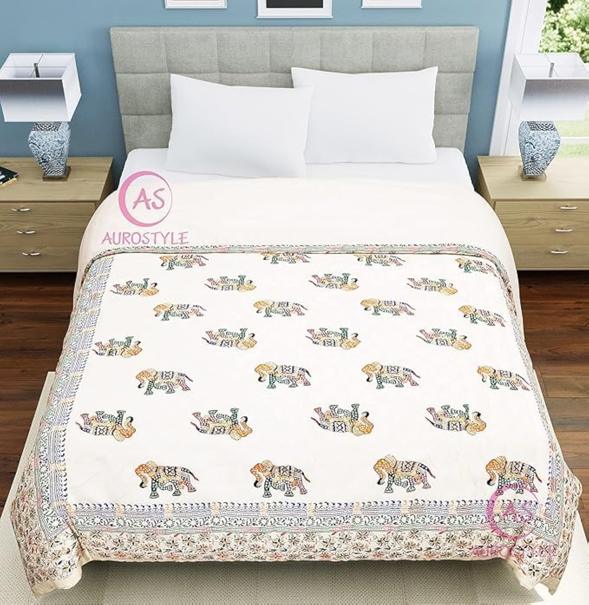 Jaipuri Razai Double Bed Cotton Quilt