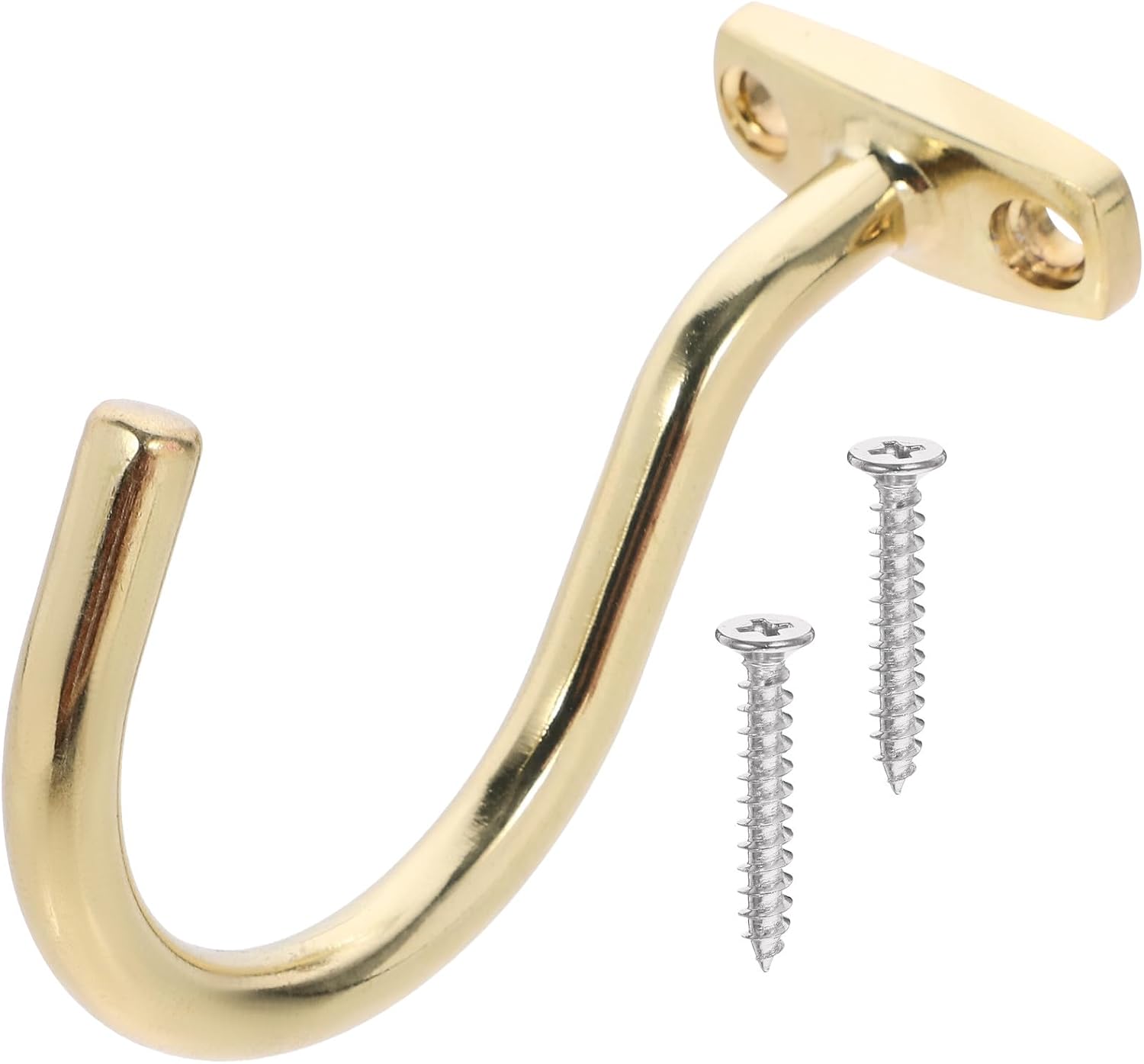 Metal Pool Hook and Wear-resistant Snooker Cue Rack with Mounting Screws, Metal Billiard Table Accessory for Cue Storage and Pool Room Organization