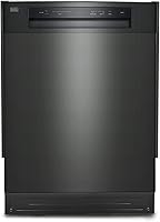 Vista 4 de BLACK+DECKER Lavavajillas integrado de 24 pulgadas, capacidad de ajuste de 12 lugares con bañera de acero inoxidable, lavavajillas con 5 programas