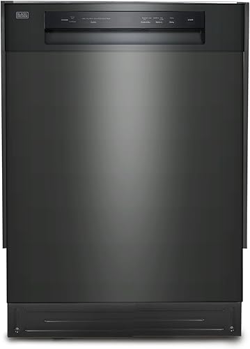 Miniatura 4 de BLACK+DECKER Lavavajillas integrado de 24 pulgadas, capacidad de ajuste de 12 lugares con bañera de acero inoxidable, lavavajillas con 5 programas