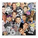 Leonardo Dicaprio Collage, Leonardo Dicaprio Decal Decal Sticker - Sticker Graphic - Sticks to Any Flat Surface