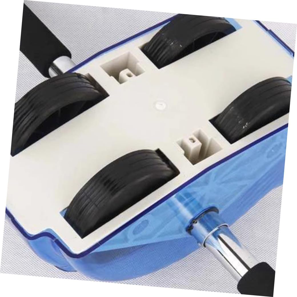 STOBAZA Ab Roller Bauchtrainer mit Vier Rutschfester Fitness Abdominal Roller aus Abs und PP für Muskelaufbau Ergonomisch Leicht und Stabil Geeignet für Männer und Frauen Blau