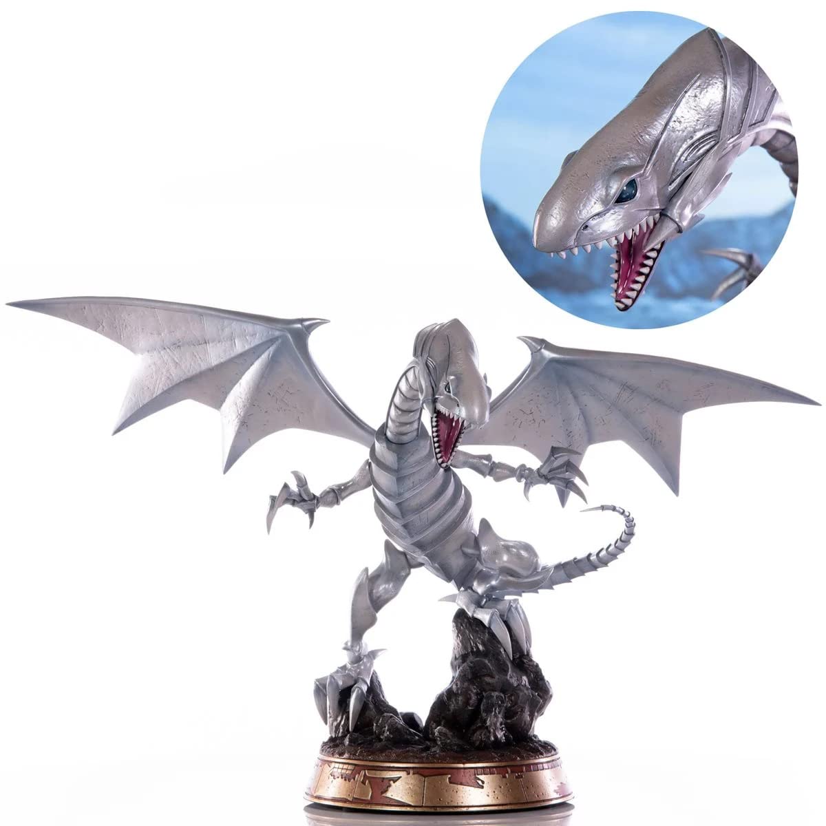 First4Figures Yu-Gi-Oh! Blue-Eyes White Dragon 14-Inch White Statue