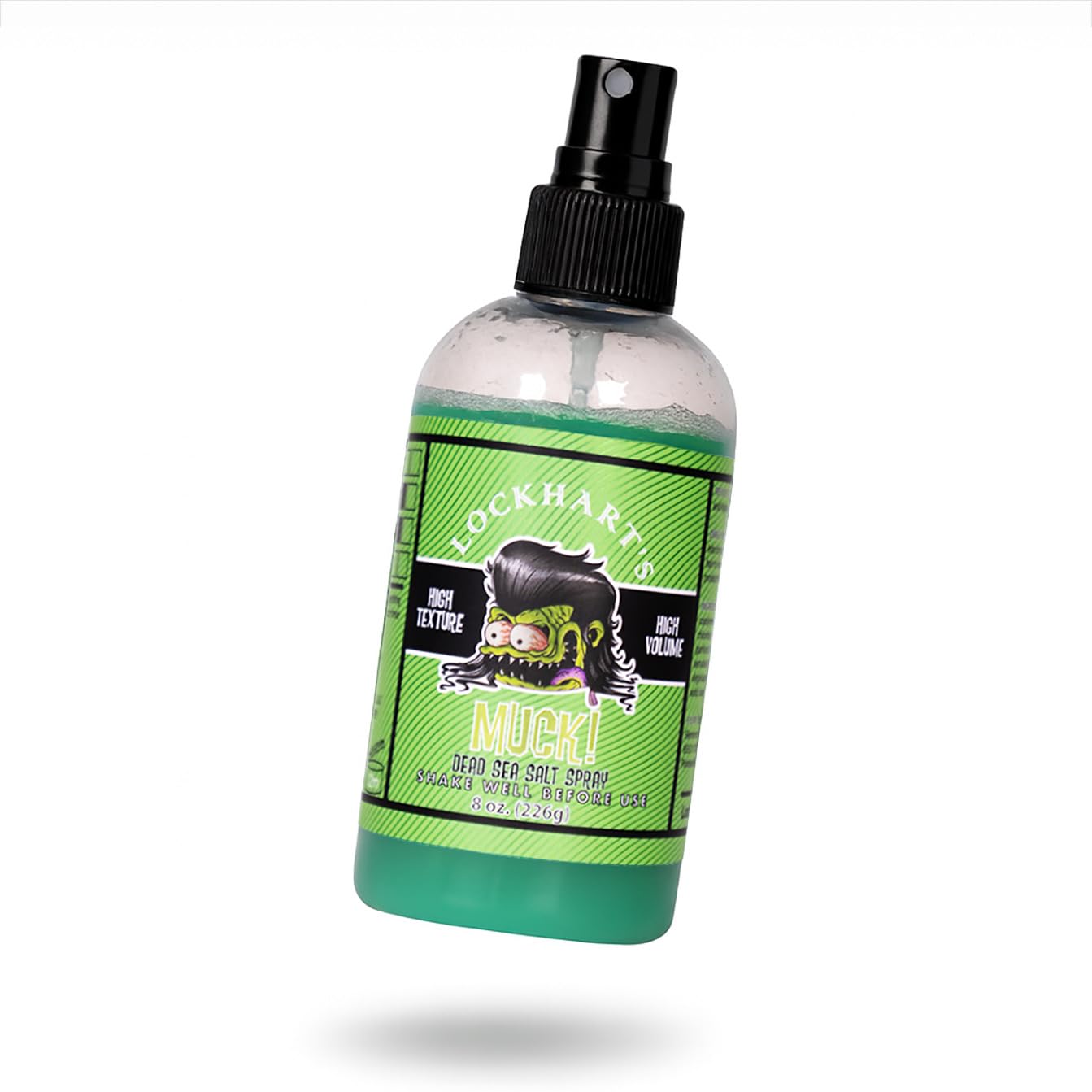 Lockhart's Handcrafted MUCK - Dead Sea Salt Hair Styling Spray For Men - With DHT Shield - Medium Hold - Matte Finish (8.0oz.)