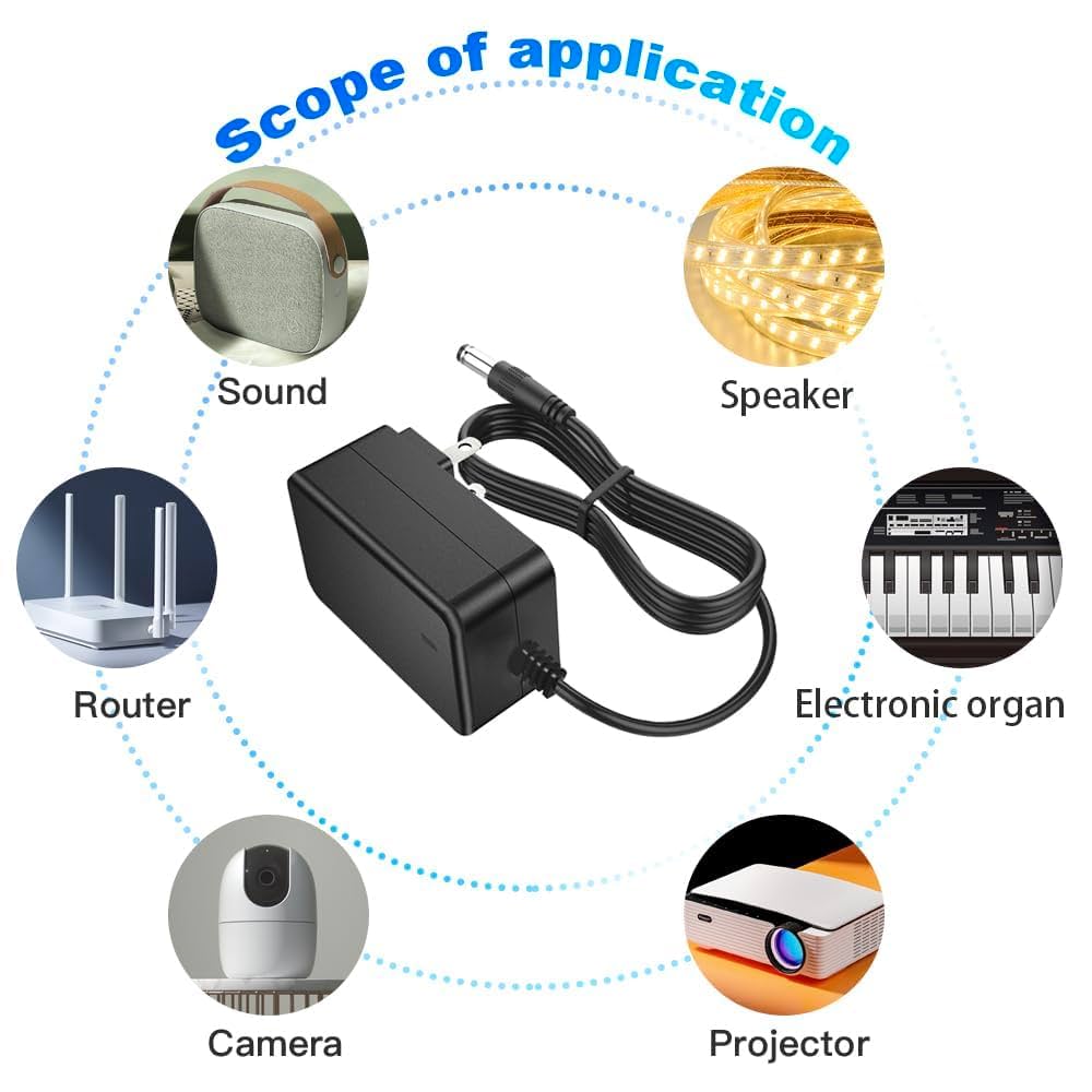 Waste(twice) - YU0505 Amazon.com : YOOFONE 5V Power Supply 5A 25W AC/DC Adapter