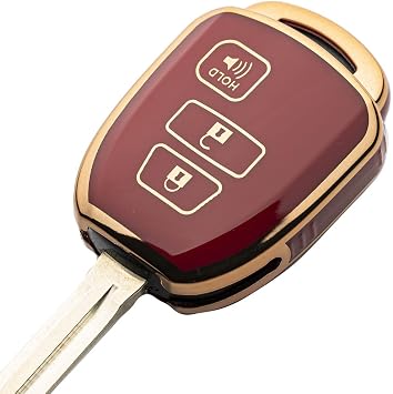 Key Fob Cover for Toyota 4Runner Corolla Cross Tacoma Tundra RAV4 Highlander Sequoia Scion Prius