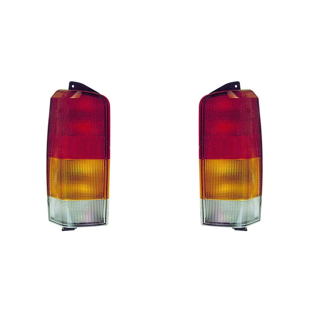 For 1997-2001 Jeep Cherokee Pair Rear Tail Lights Driver and Passenger Side Assembly Unit CH2800128 CH2801128-replaces 4897399AA 4897398AA