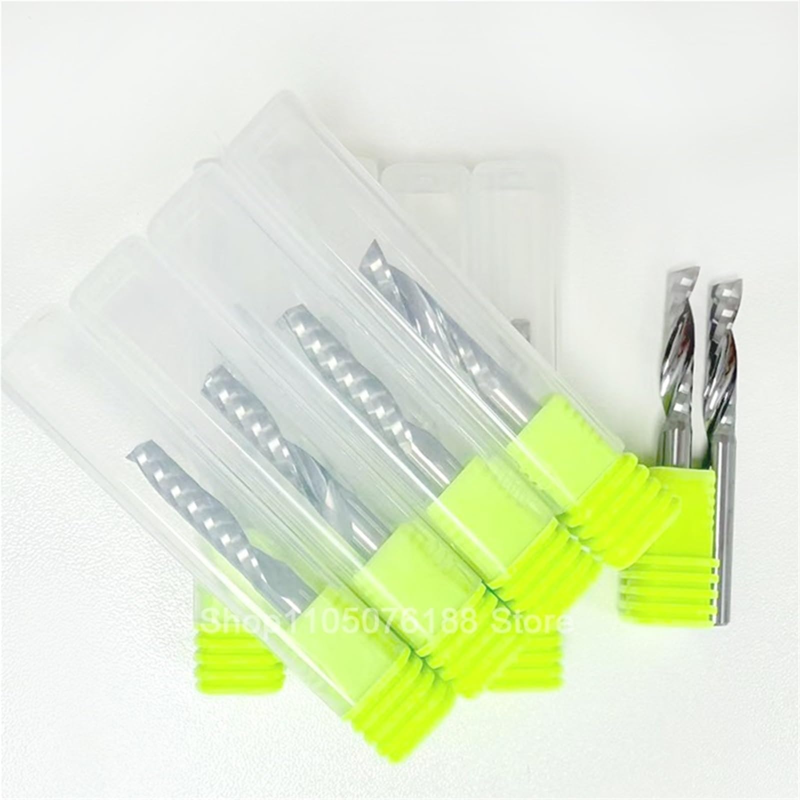 Lot de 10 fraises à spirales en carbure de tungstène de 3 mm, 4 mm et 6 mm de diamètre for le travail du bois.,Outil de bricolage(6x22mm)