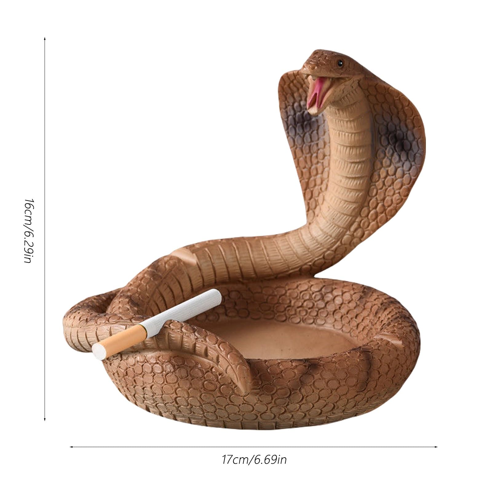 Amazon.com: Cobra Ashtray, Snake Shaped Novelty Cigarette Cigar