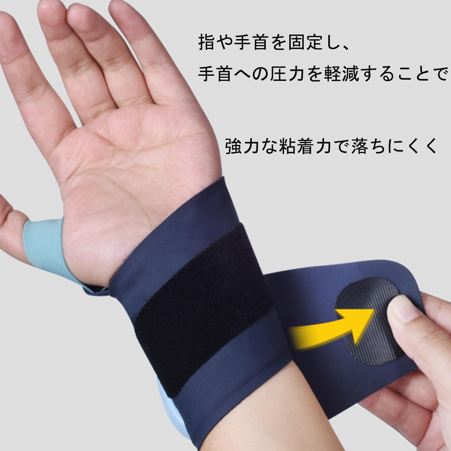温熱 EMS 手首サポーター 9種モード 19段階強度 3段階の温度調節 男女兼用 左右兼用 【Combined】