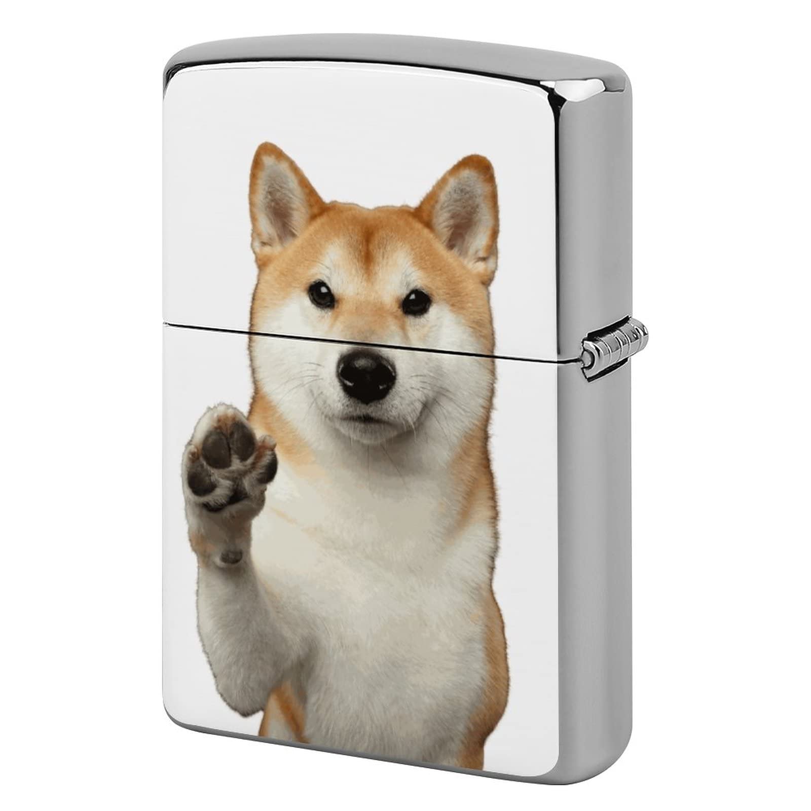 Amazon.co.jp: Zippoライター兼用ケース メンズ 柴犬 いぬ 犬柄 男性