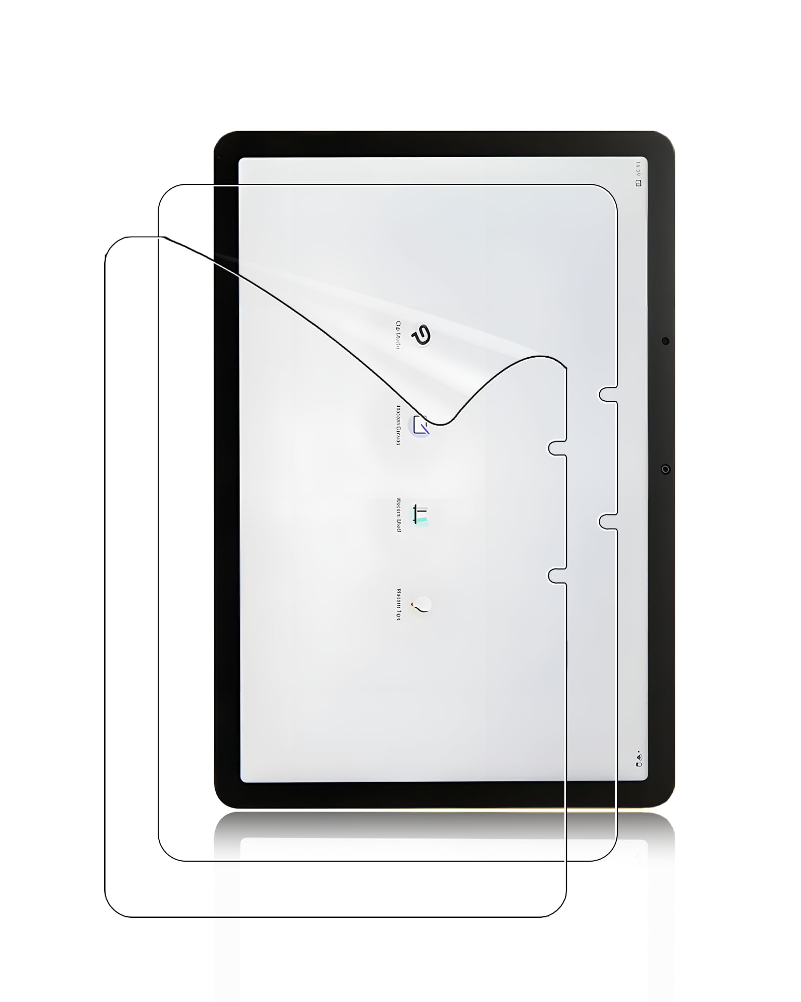 2 sztuki folii ochronnej na ekran do Wacom MovinkPad 11 11,45 cala (najnowsze 2026), folia PET, odporna na zarysowania, HD Ultra, antyodblaskowa, 2 sztuki
