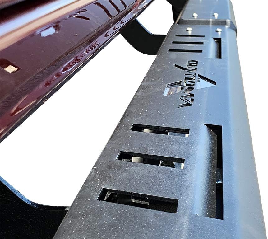 VANGUARD VGSSB-2060-1915BK Black Powdercoat Optimus Side Steps | Compatible with 07-20 Toyota Tundra Crew Max Excludes TRD Models