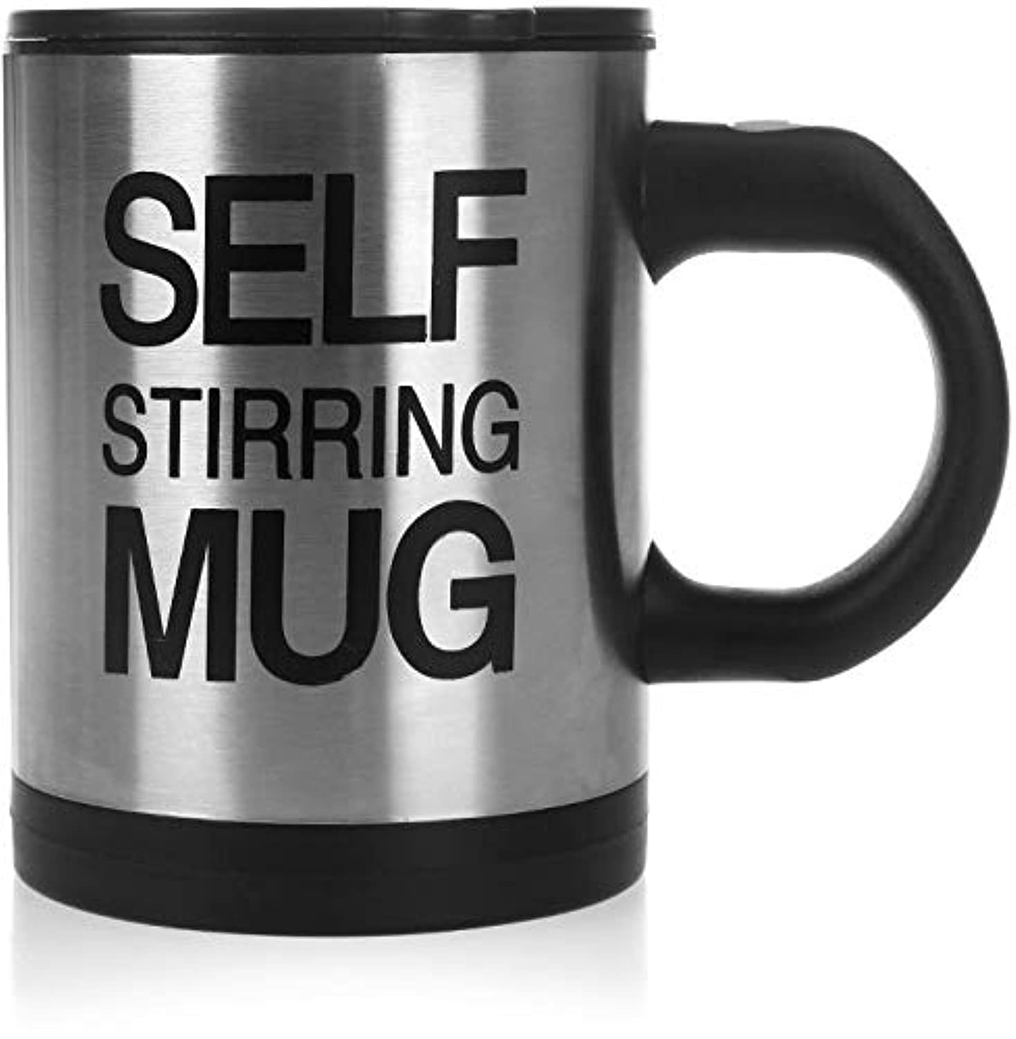 Automatic Electric Self Stirring Mug Coffee Mixing Drinking Cup Stainless Steel 350ml