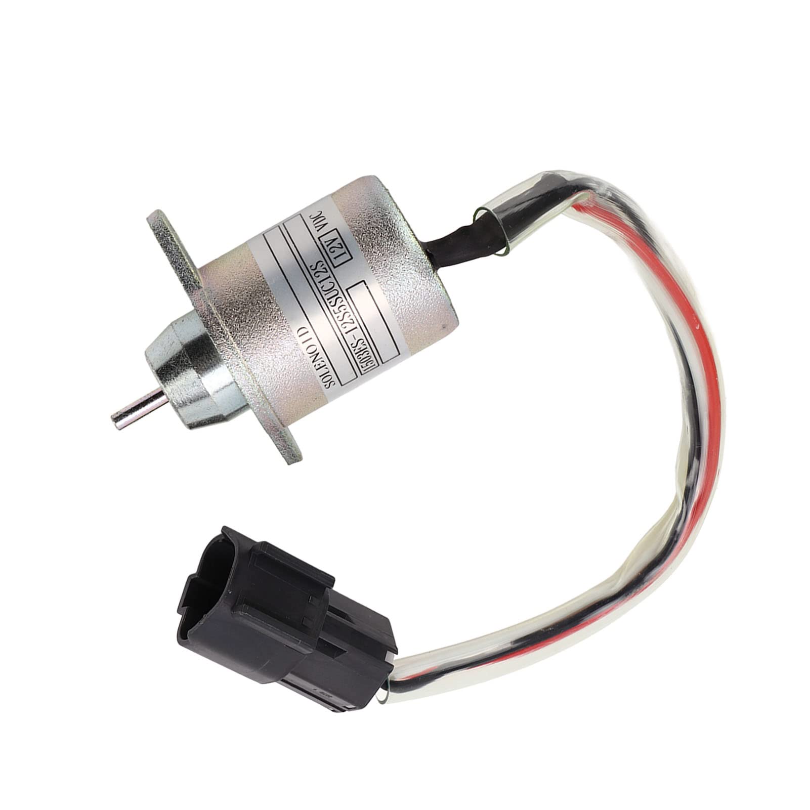 Solenoide di spegnimento, durevole 119233‑77931 Solido 12 V Professionale in metallo per motore