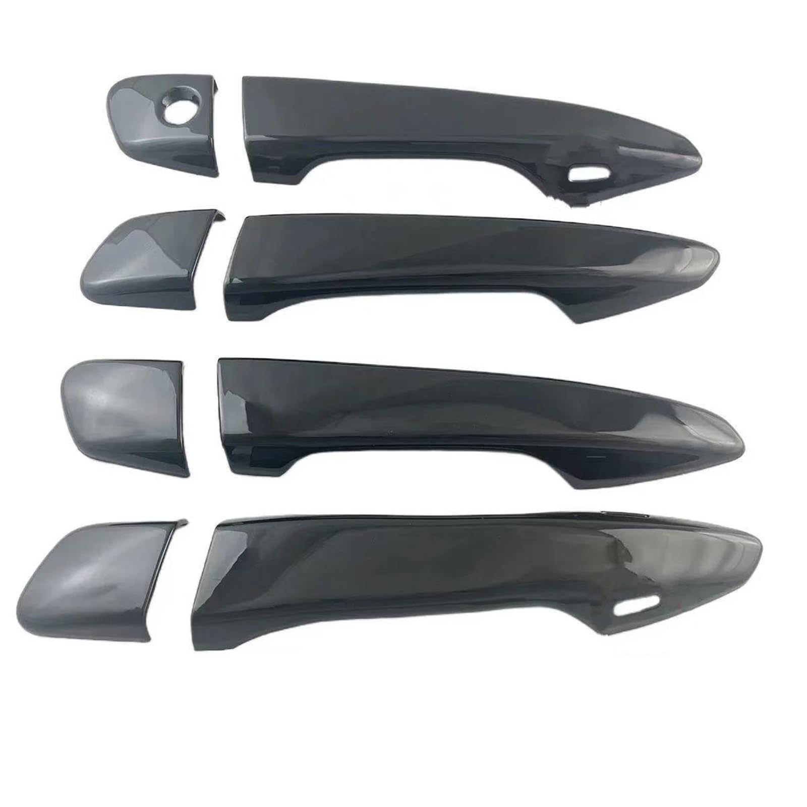 DTASMBD Exterior Side Door Handle Protective Covers Car Exterior Door Handle Cover for Lexus ES ES300h ES350 ES250 ES200 GS GS350 GS450h 2012-2017 Trim Covers Sticker Auto(Black 2)