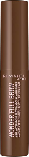 Rimmel Wonder'full Brow 24h zwiększająca objętość maskara do brwi, wodoodporny tusz do brwi, pielęgnujący, nr 2 Medium
