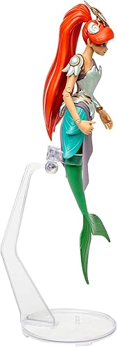 Miniatura 9 de McFarlane Toys - Disney Mirrorverse Mulan 5 pulgadas Belle (fracturado) 5 pulgadas y Ariel 7 pulgadas figura de acción paquete de 3, etiqueta