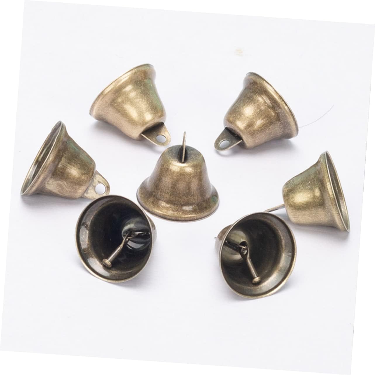 LIFKOME 25pcs Jingle Bells Pendant Craft Bells for DIY Decorations Wind Chime Supplies