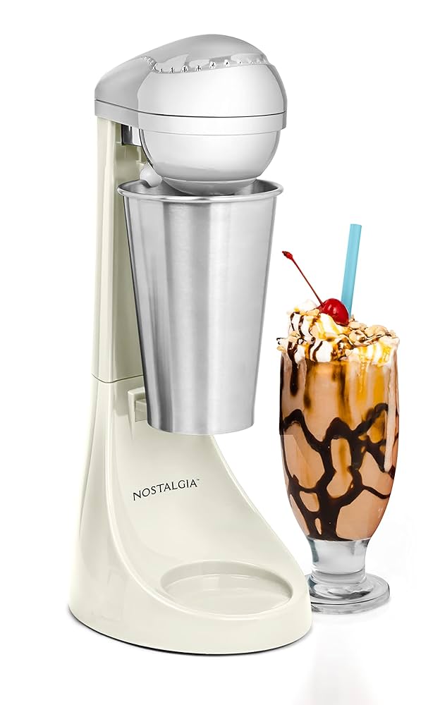 Amazon.com: Nostalgia Two-Speed Electric Milkshake Maker and