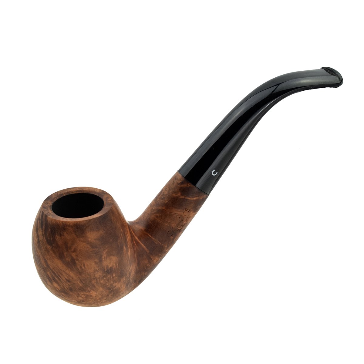 Comoy's Riband Apple Bent Taper Briar Smoking Pipe 4016/0184
