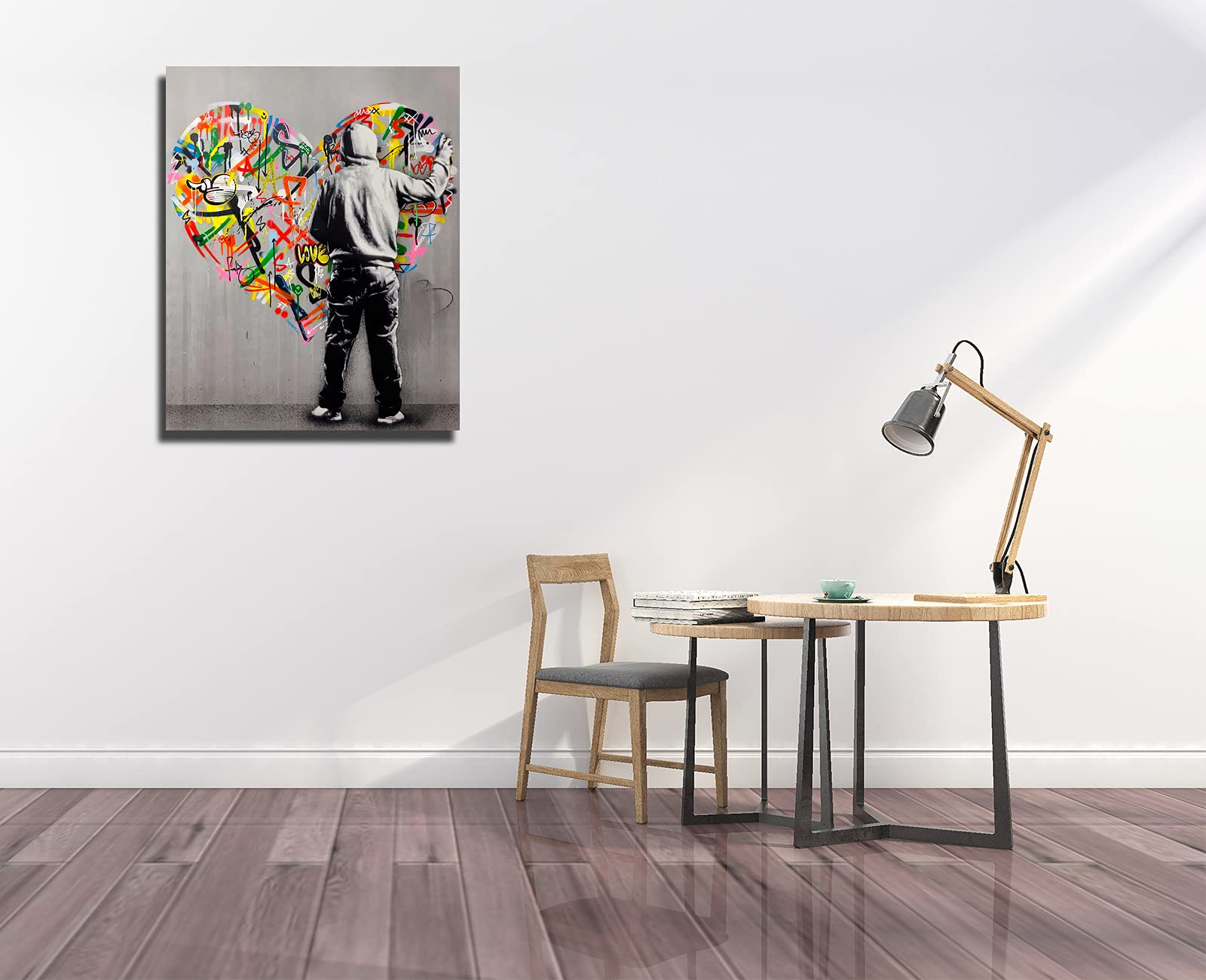 Amazon.co.jp: 愛とお金 アートパネル 飾り絵 ポスター 壁掛けアート