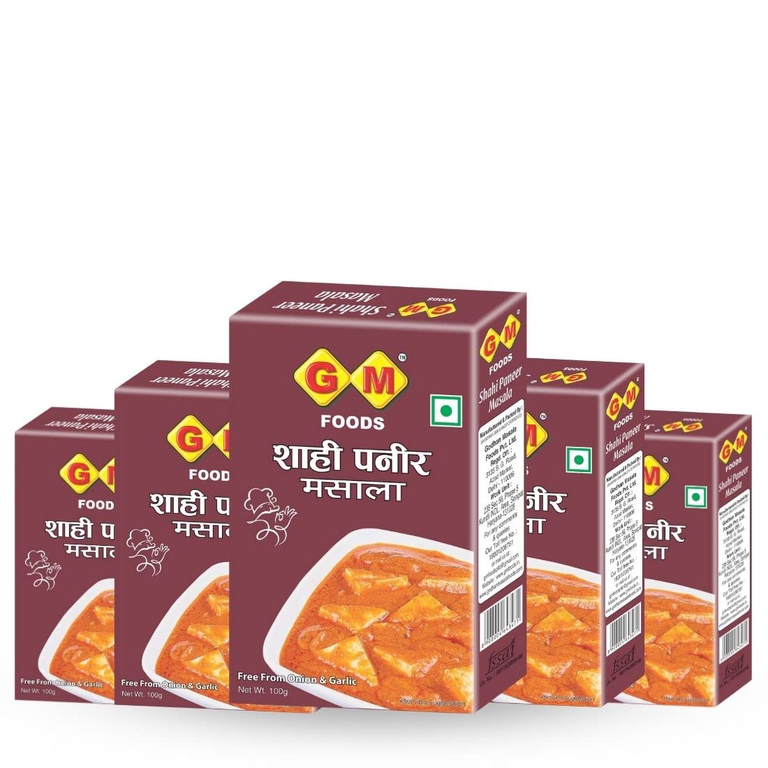 GM FOODS Shahi Paneer Masala 100G(Pack Of 5) (B0C38S65ZM) Amazon Price History, Amazon Price Tracker