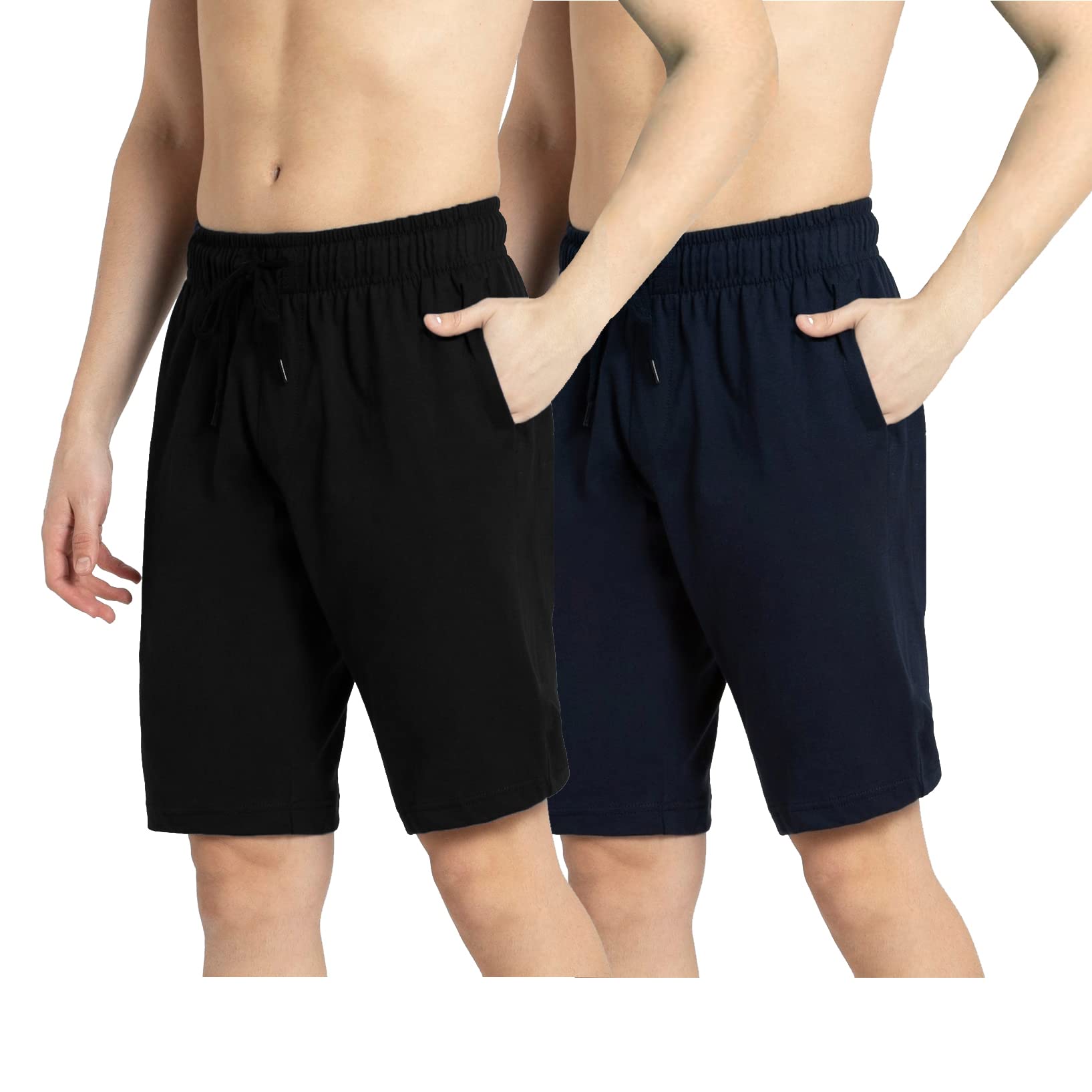 kart black Plus Sizes Men's Cotton Knee length Shorts(M,L,XL,XXL,3XL,4XL,5XL shorts) | Casual and Night Wear Mens Shorts-picture-36