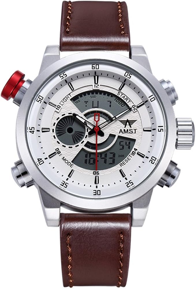 Moda doppio militare display AMST uomini della vigilanza LED orologi  digitali : Amazon.it: Orologi