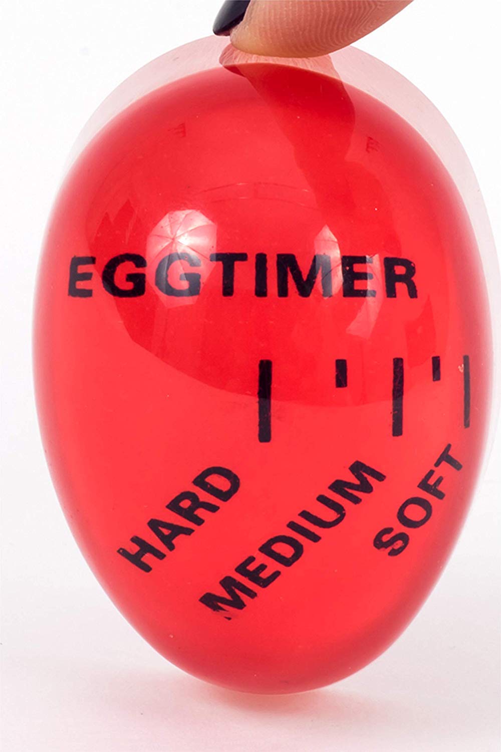Divistar Plain Red Colour Changing Egg Perfect Egg Timer Boiled Egg Timer -Red