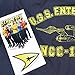 Popfunk Star Trek USS Enterprise T-Shirt (Navy Blue, 2XL)