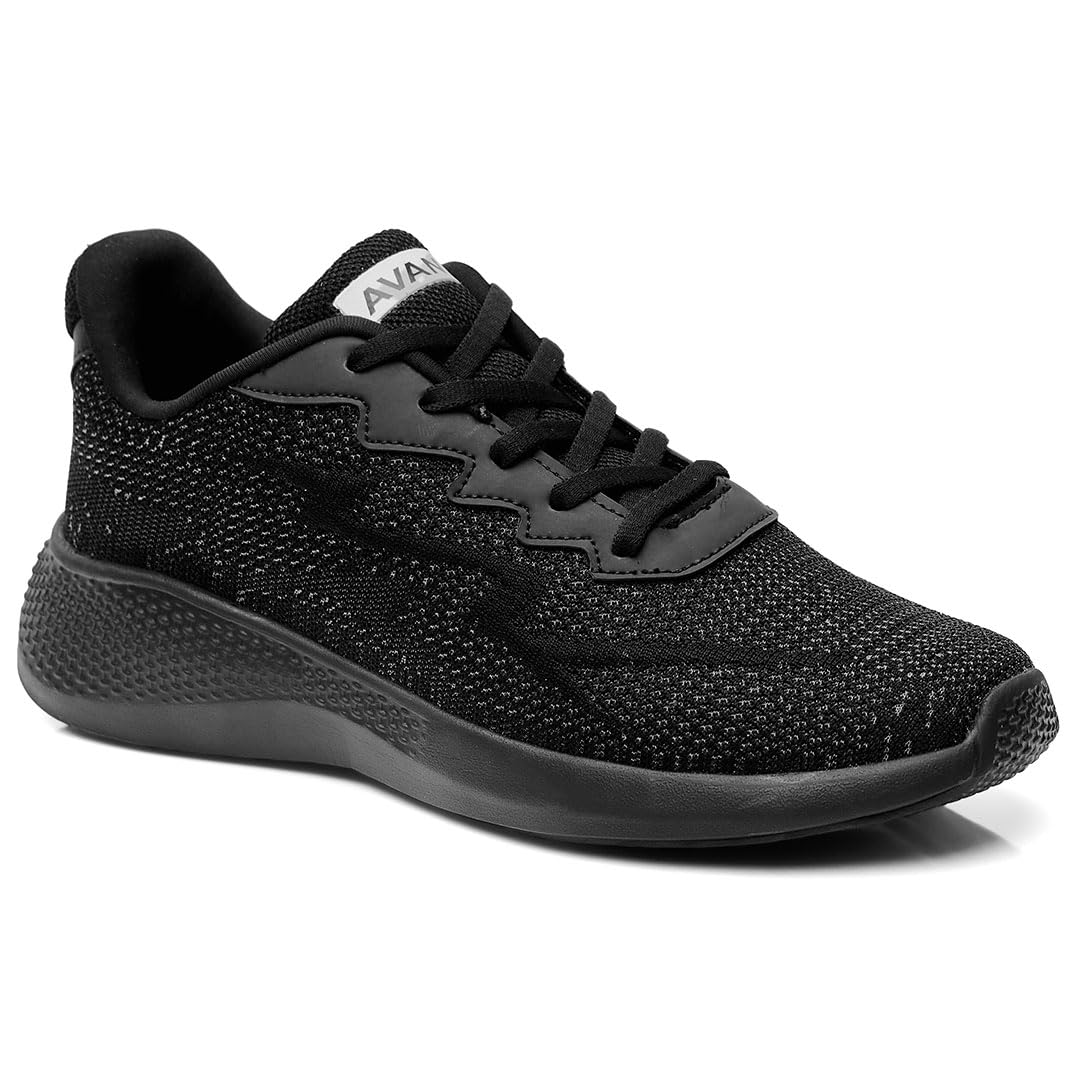 avant Men's Classic Knitted Walking Shoes - Superior Cushioning, Bouncy EVA Outsole, Breathable Mesh, Lightweight, Shock-Absorption Technology, Sports Footwear-picture-45