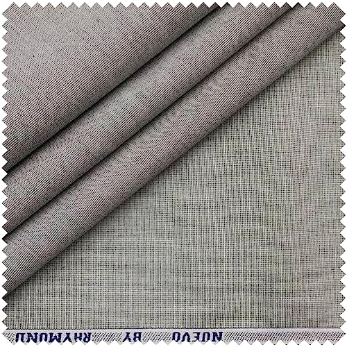 Image of Raymond 100% Cotton Fabric (All Weather Fabric, Unstitched Premium Fabric, Solid, Less Wrinkles) (Dark Grey, 1.7 Meters for Shirt)