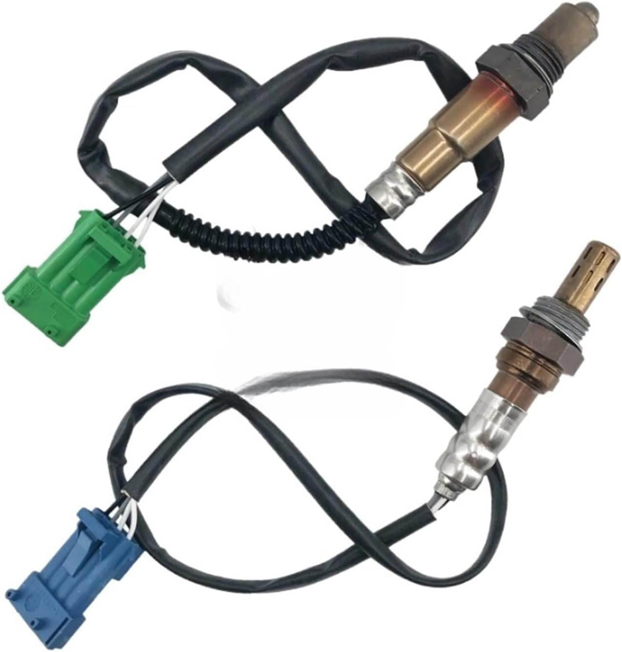 O2 Oxygen Sensor Lambda Sensor 96368765 9657632980，Compatible With PEUGEOT 1007 106 206 207 306 307 406 407 607，Compatible With BIPPER PARTNER 1.1 1.4 1.6 16V(2 oxygen sensors)