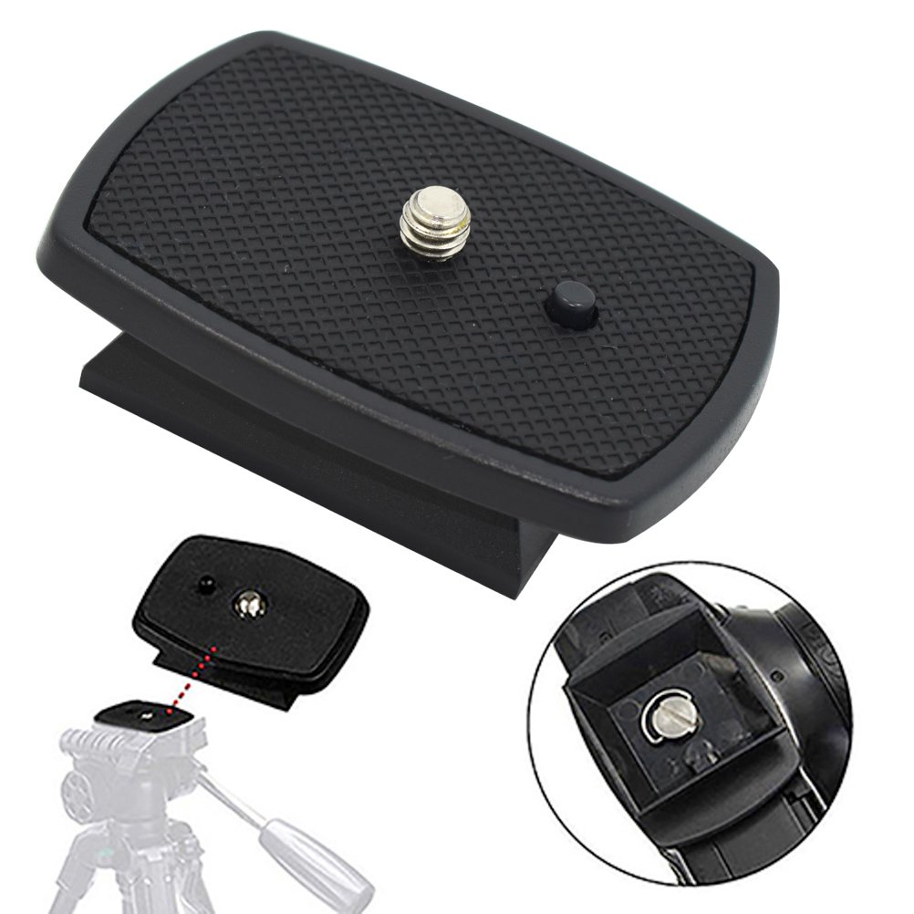 ARMRA Quick Release Plate Replace for Velbon Cx-444 Cx-888 Cx-460 Cx-460mini Cx-470 Cx-570 Cx-690 Df-50 Sony Vct-d580rm Vct-d680rm Vct-r640 [The Top Size: 2.52'' x 1.93'', Bottom Size: 1.7" x 1.7"]