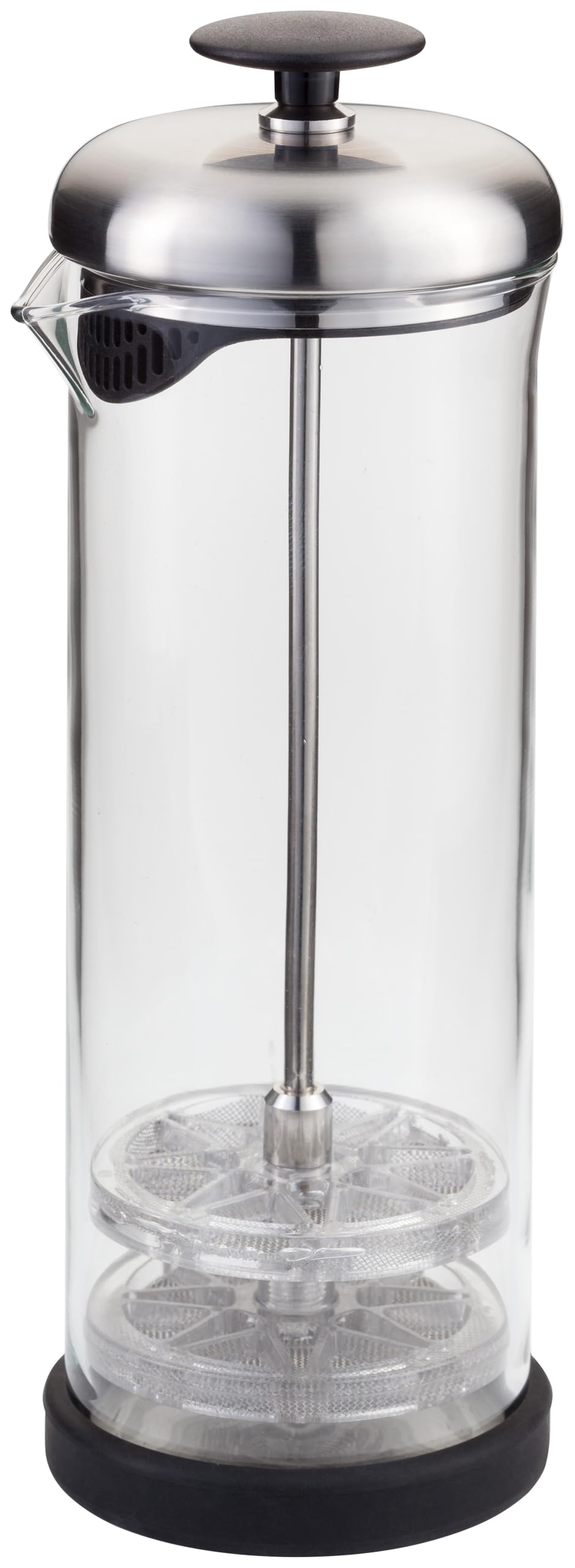 Judge Transparent Milk Frother Jug, Shock Resistant Glass, Heatproof Base, Dishwasher Safe, 25 Year Guarantee