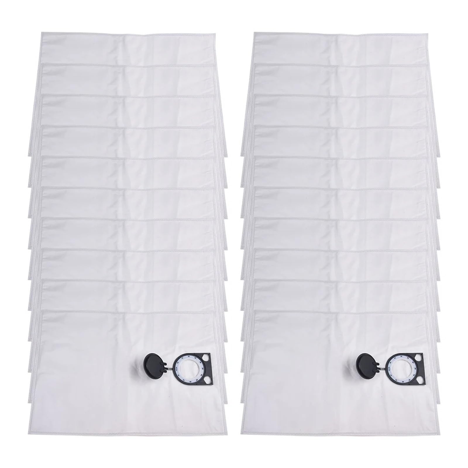 Bolsas for aspiradora compatibles con Bosch GAS 15 HP/GAS 15 PS/GAS 20 L SFC, 20 piezas, fácil instalación for limpieza del hogar