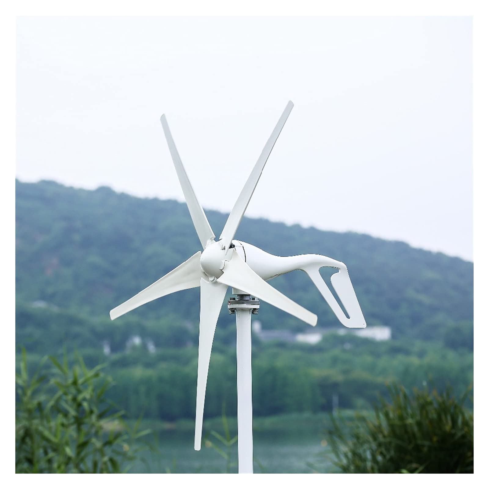 Turbina eolica Verticale Generatore di turbine a turbina a micro multico da 12 V o 24 400W con controllore gratuito approvazione CE(3 BLADES_24_400W)