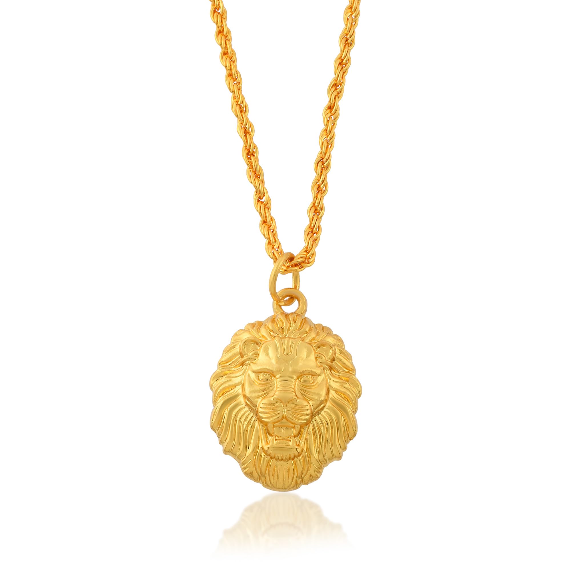 Memoir 1 Gram Gold Plated Lion Tiger/Narsimha Fashion Jewellery Chain Pendant Hindu Spiritual For Men (Pcni8271) (B0CLRN16XZ) Amazon Price History, Amazon Price Tracker