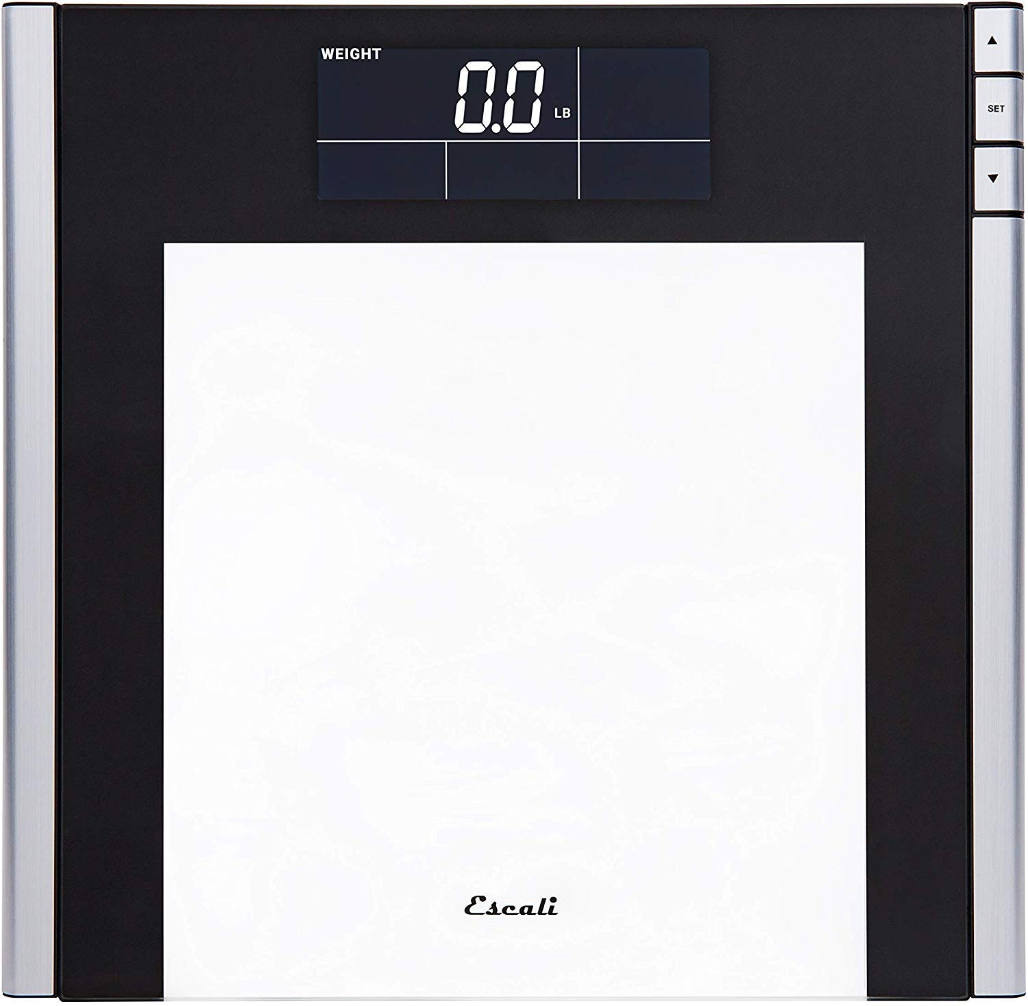 Escali Track and Target Digital Bathroom Body Scale with Weight Goal Progress Tracking, 400-lb Capacity
