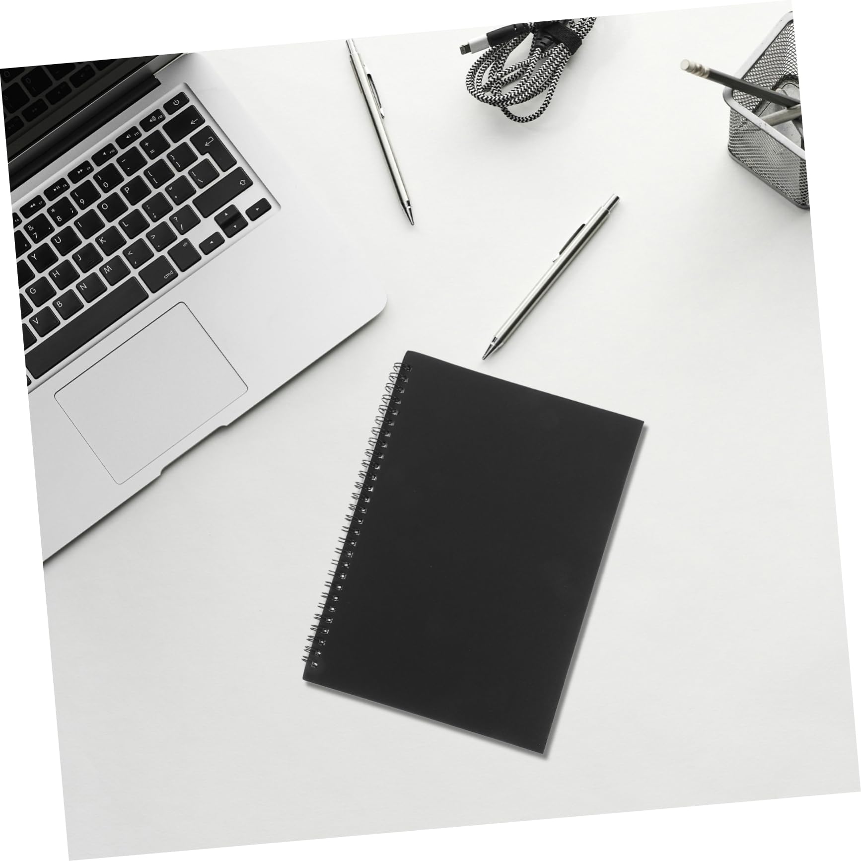 4stücke Notizbuch Notizheft Schulbedarf Für Studenten Business-notizbuch Mit Doppelspiralbindung Aus Kraftpapier Für Skizzieren Und Notizen Machen