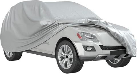 CABLEPELADO - Funda Ligera para Coche Talla XXL (580x175x120 cm) | Cubierta Impermeable Anti-UV y Antipolvo | Polietileno 210D para Garaje y Uso Polivalente