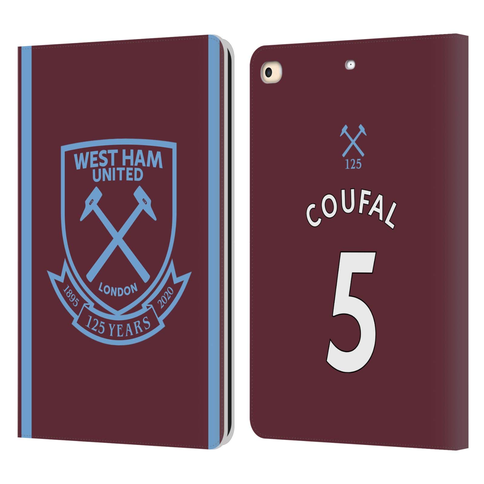 Protection iPad 9.7 West Ham anti-rayures pour tablette 2017 2018