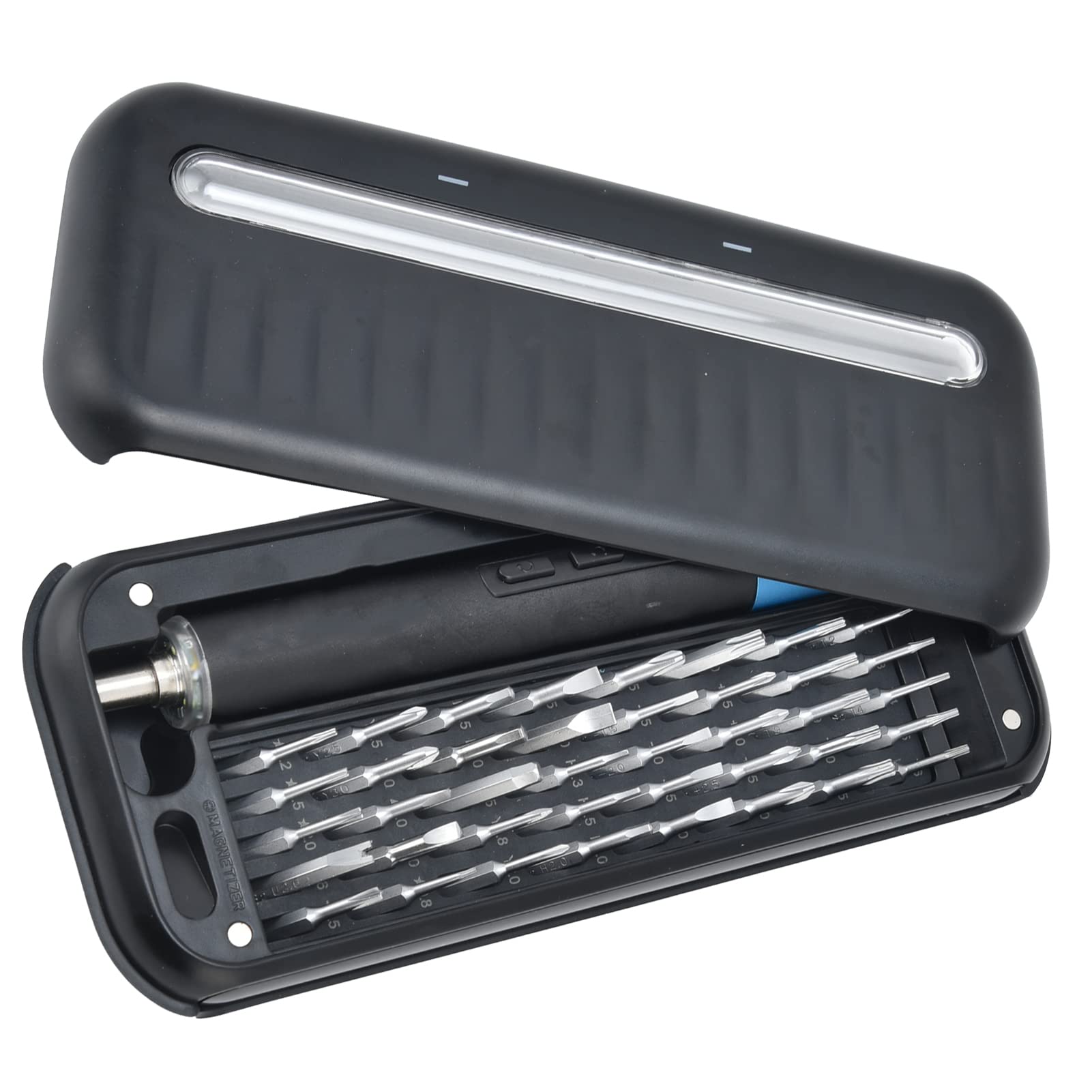 Cacciavite Elettrico S2 Set di Punte per Viti in Acciaio Strumento di Fissaggio per Riparazioni Elettroniche Telefoni Cellulari Gioielli e Computer Portatili 40 Punte Incluse