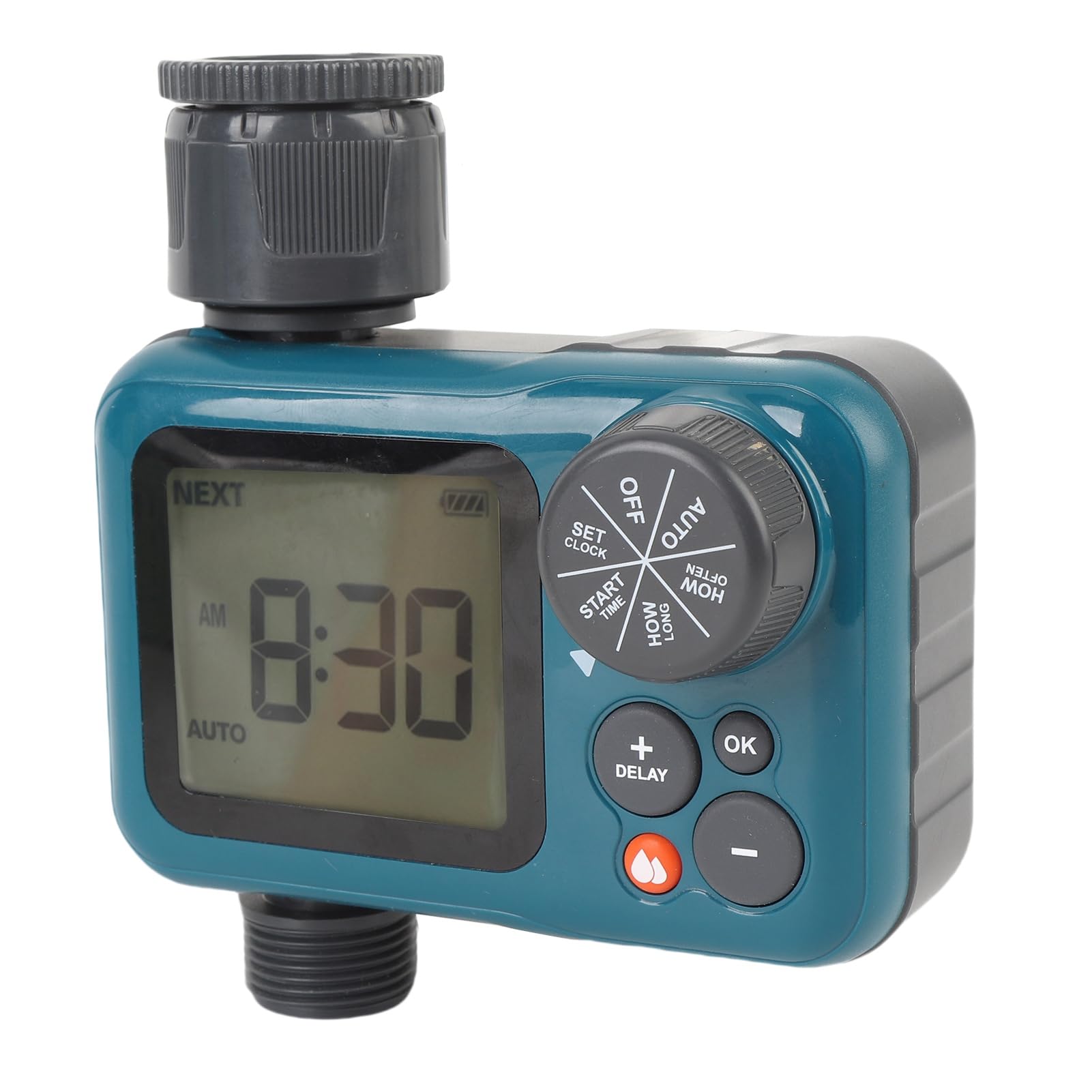 Timer digitale per irrigazione, 35 litri al minuto, ritardo pioggia, irrigazione automatica
