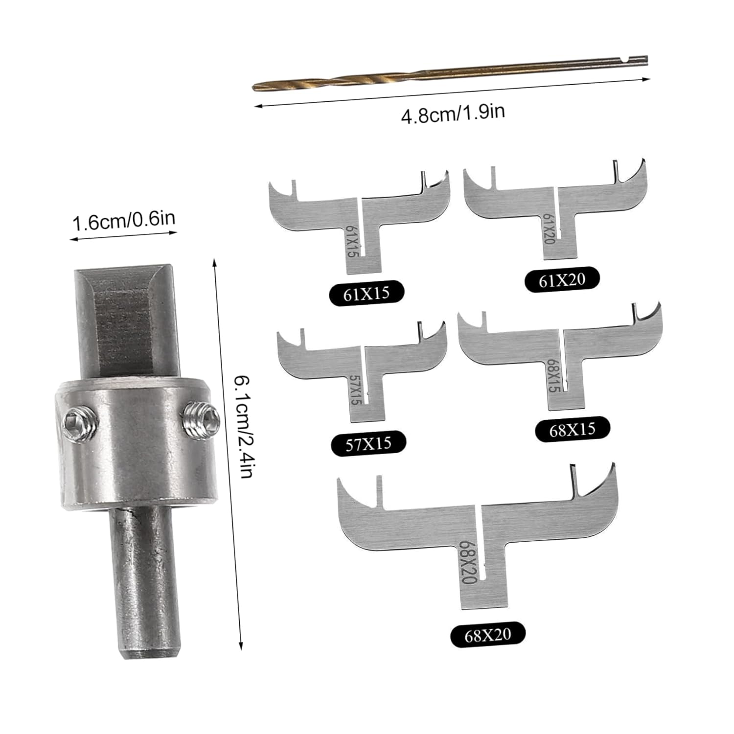Hand Drill for Jewelry Making 6pcs Bracelet Milling Cutter for Woodworking