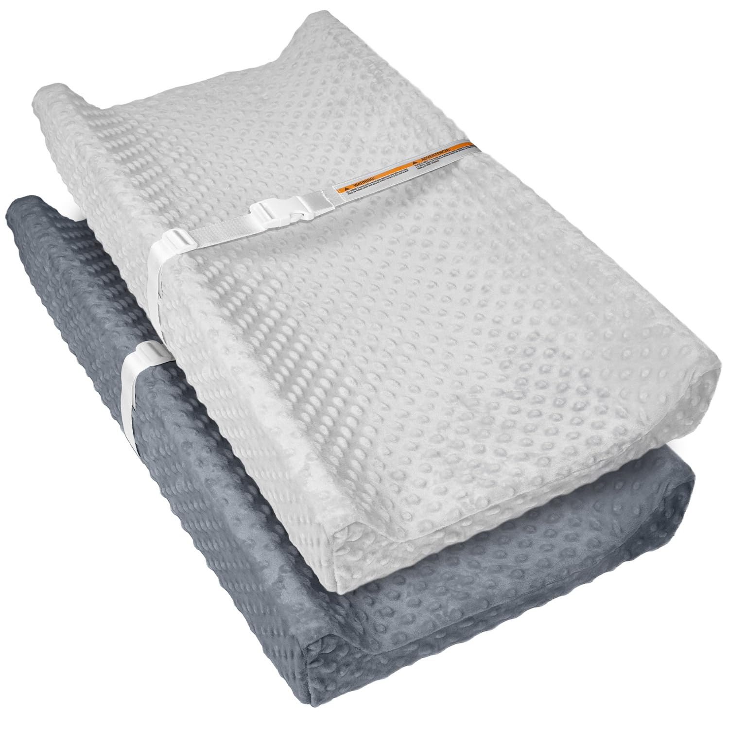 JVEOO 2 Pack Baby Changing Pad Covers - changing table pads and covers | Mubboo