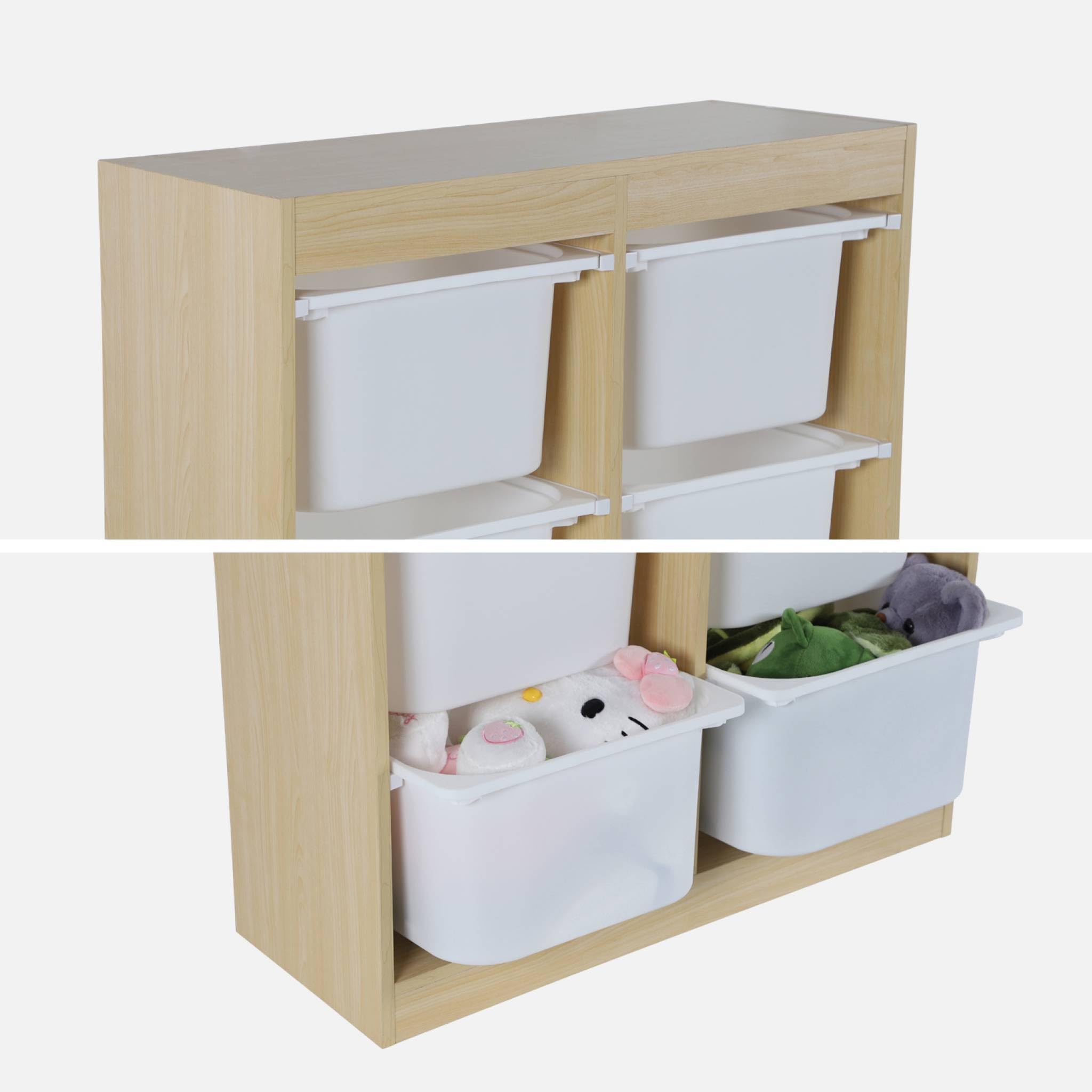 Sweeek Sora Armario Infantil 6 Cubos Almacenaje 81.5x30x89 cm